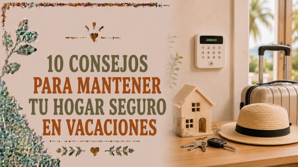 10 consejos para mantener tu hogar seguro en vacaciones