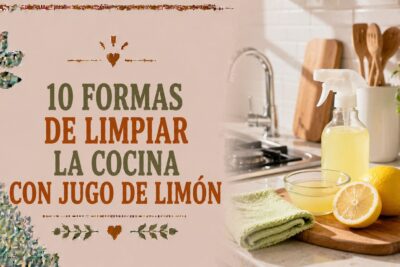 10 formas de limpiar la cocina con jugo de limón