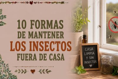 10 formas de mantener los insectos fuera de casa