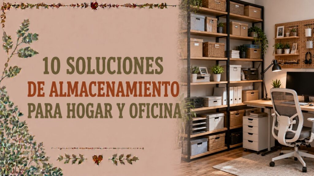 10 soluciones de almacenamiento para hogar y oficina