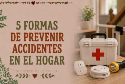 5 formas de prevenir accidentes en el hogar
