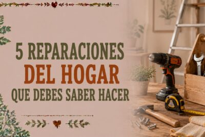 5 reparaciones del hogar que debes saber hacer