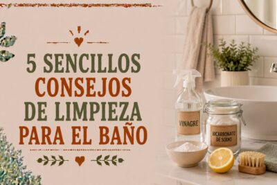 5 sencillos consejos de limpieza para el baño