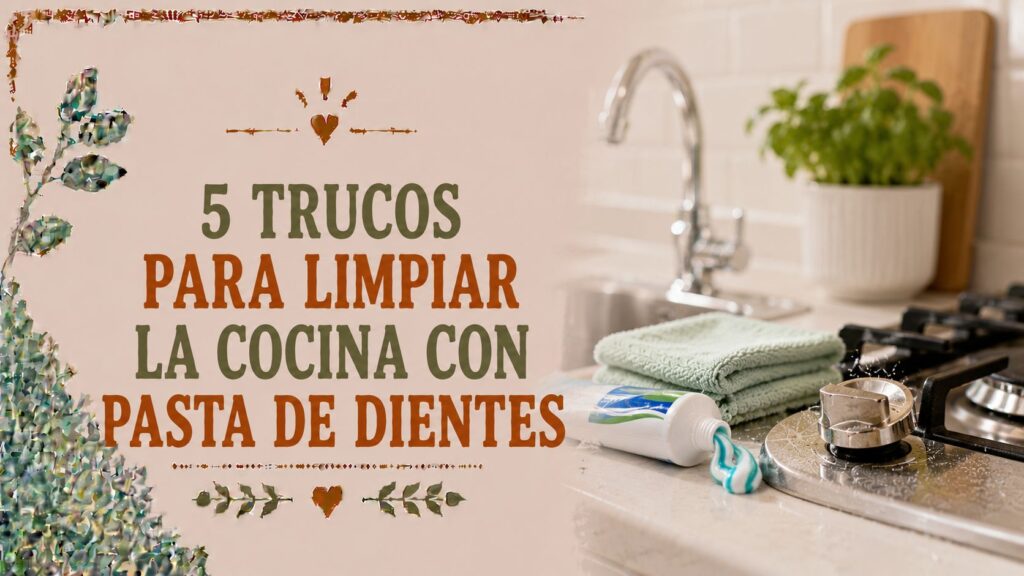 5 trucos para limpiar la cocina con pasta de dientes