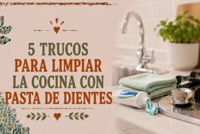 5 trucos para limpiar la cocina con pasta de dientes
