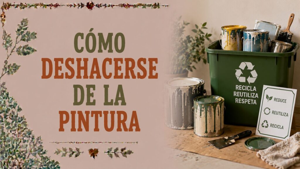 Cómo deshacerse de la pintura