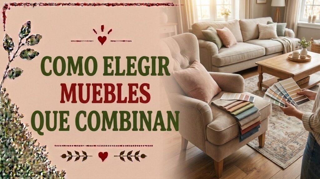 Cómo elegir muebles que combinen