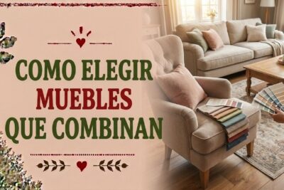 Cómo elegir muebles que combinen