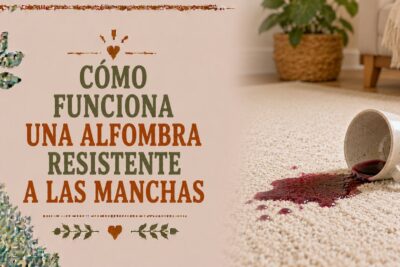 Cómo funciona una alfombra resistente a las manchas