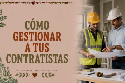 Cómo gestionar a tus contratistas