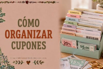 Cómo organizar cupones