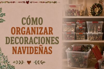 Cómo organizar decoraciones navideñas