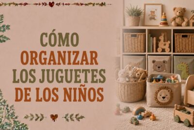 Cómo organizar los juguetes de los niños