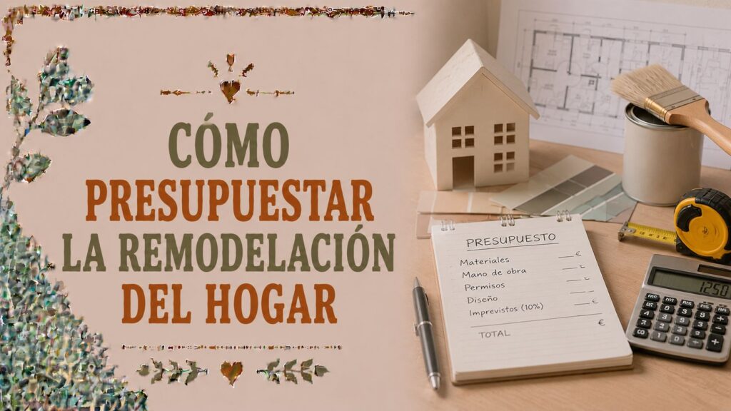 Cómo presupuestar la remodelación del hogar