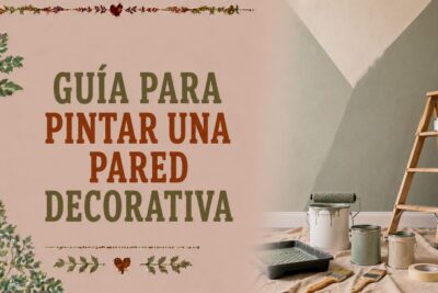 Guía para pintar una pared decorativa
