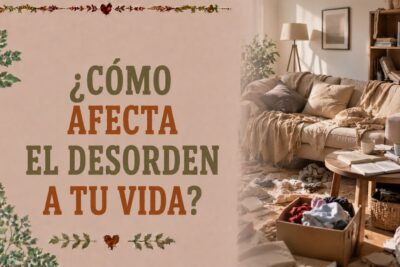 ¿Cómo afecta el desorden a tu vida?