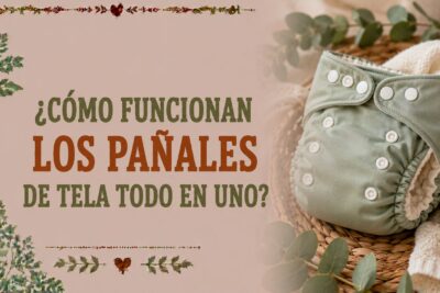 ¿Cómo funcionan los pañales de tela todo en uno?