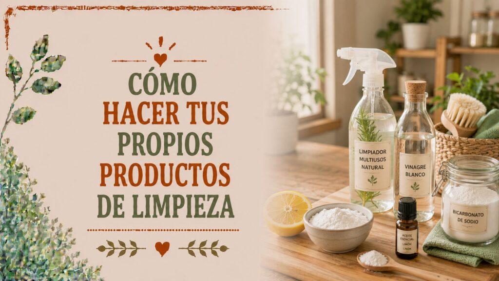 Cómo hacer tus propios productos de limpieza