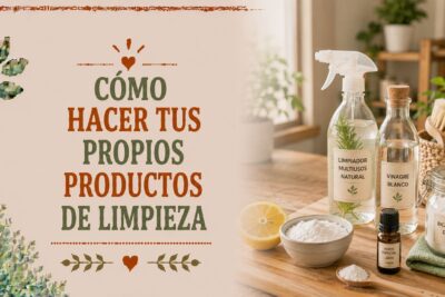 Cómo hacer tus propios productos de limpieza