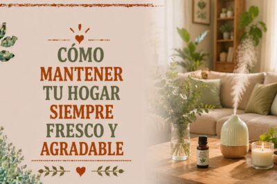Cómo mantener tu hogar siempre fresco y agradable