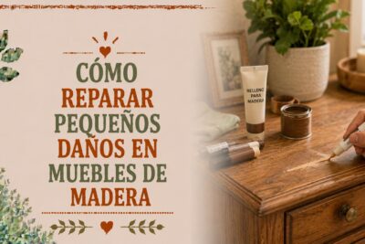 Cómo reparar pequeños daños en muebles de madera
