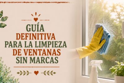 Guía definitiva para la limpieza de ventanas sin marcas