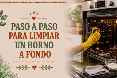 Paso a paso para limpiar un horno a fondo