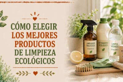 Cómo elegir los mejores productos de limpieza ecológicos