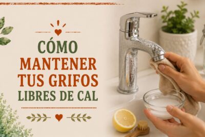 Cómo mantener tus grifos libres de cal