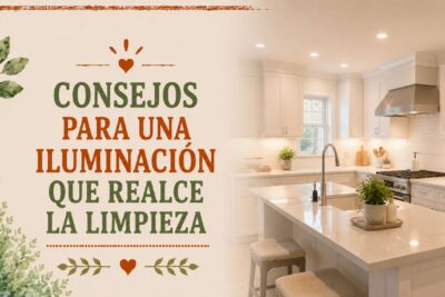 Consejos para una iluminación que realce la limpieza