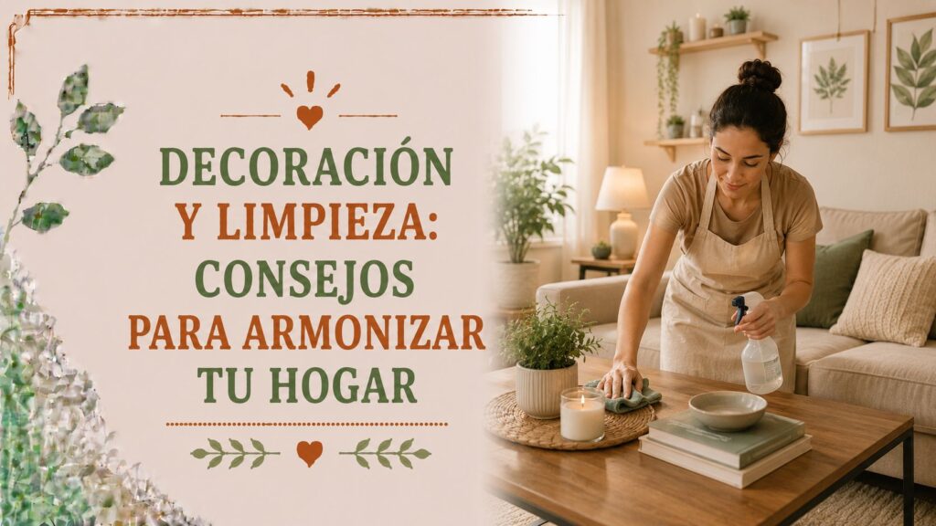 Decoración y limpieza: consejos para armonizar tu hogar