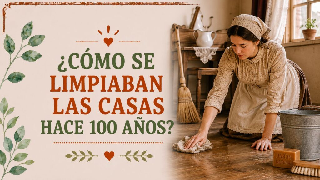¿Cómo se limpiaban las casas hace 100 años?