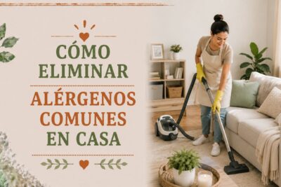 Cómo eliminar alérgenos comunes en casa
