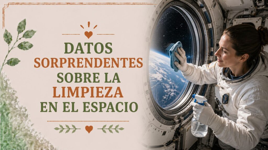 Datos sorprendentes sobre la limpieza en el espacio