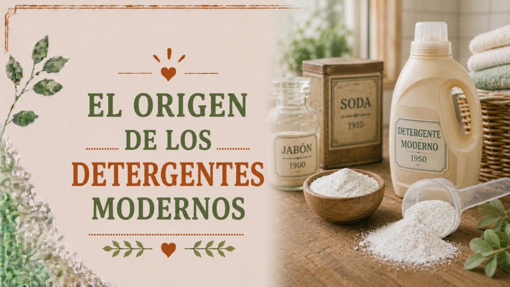 El origen de los detergentes modernos
