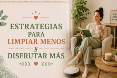 Estrategias para limpiar menos y disfrutar más