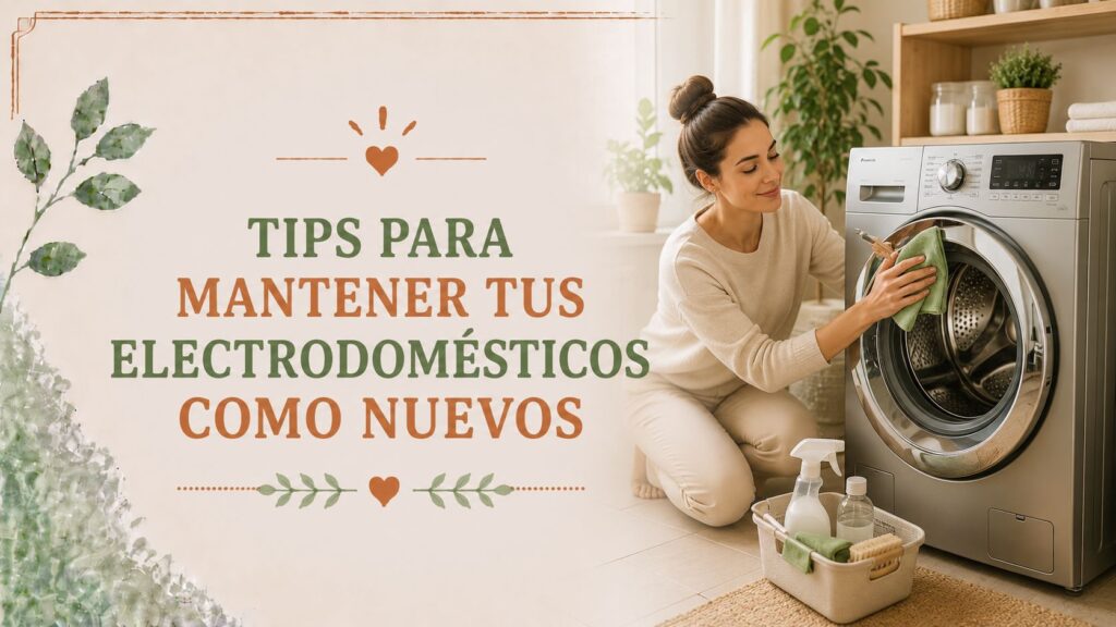 Tips para mantener tus electrodomésticos como nuevos