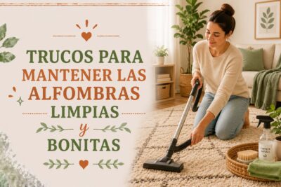 Trucos para mantener las alfombras limpias y bonitas