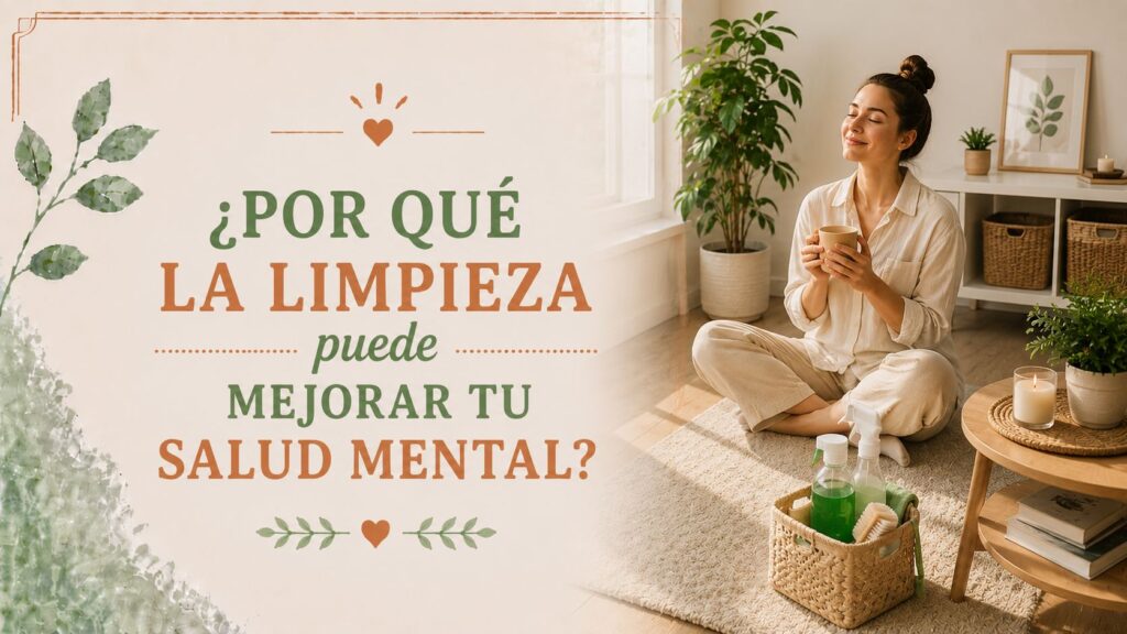 ¿Por qué la limpieza puede mejorar tu salud mental?
