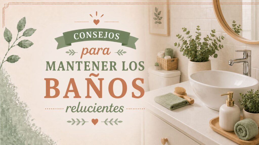 Consejos para mantener los baños relucientes