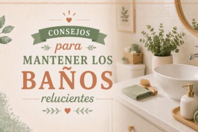 Consejos para mantener los baños relucientes