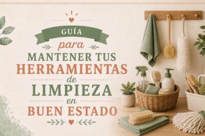 Guía para mantener tus herramientas de limpieza en buen estado