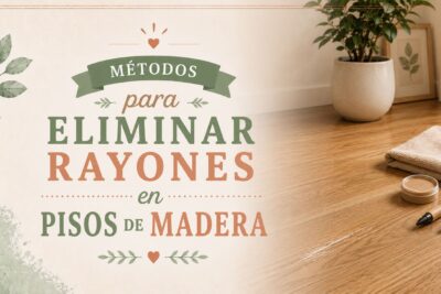 Métodos para eliminar rayones en pisos de madera