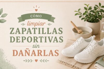 Cómo limpiar zapatillas deportivas sin dañarlas