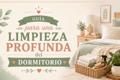 Guía para una limpieza profunda del dormitorio