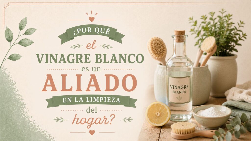 ¿Por qué el vinagre blanco es un aliado en la limpieza del hogar?