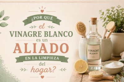 ¿Por qué el vinagre blanco es un aliado en la limpieza del hogar?