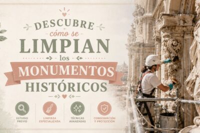 Descubre cómo se limpian los monumentos históricos