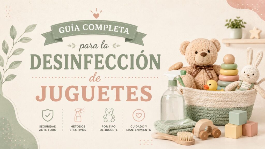 Guía completa para la desinfección de juguetes