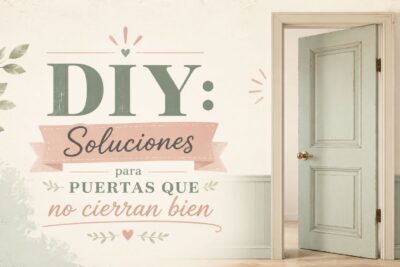 DIY: Soluciones para puertas que no cierran bien